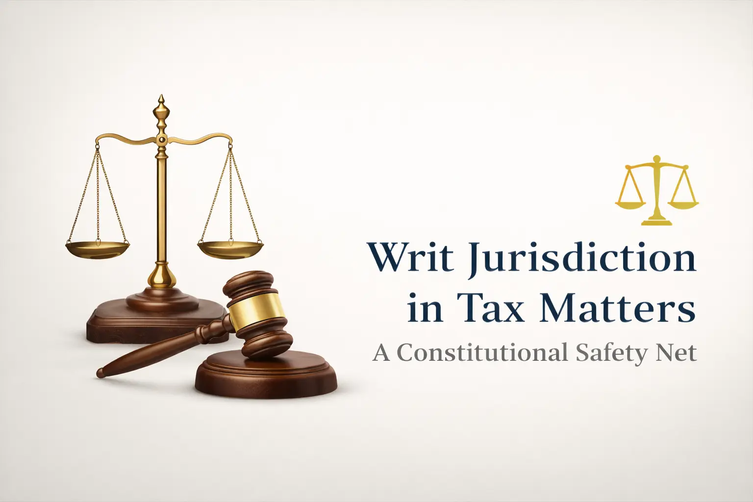 “Writ Jurisdiction in Tax Matters: A Constitutional Shield Against Arbitrary Tax Action”
